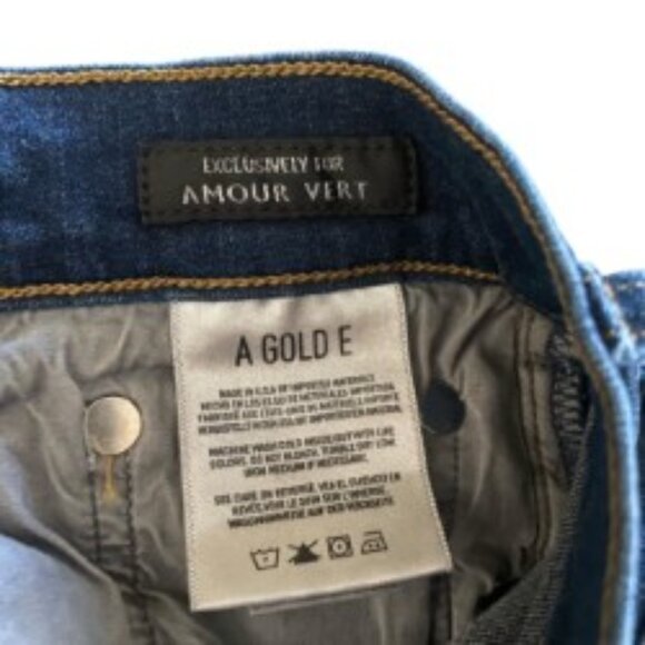 Agolde Amour Vert Exclusive Sophie High Rise Skinny Crop Jeans 28 - Picture 6 of 6